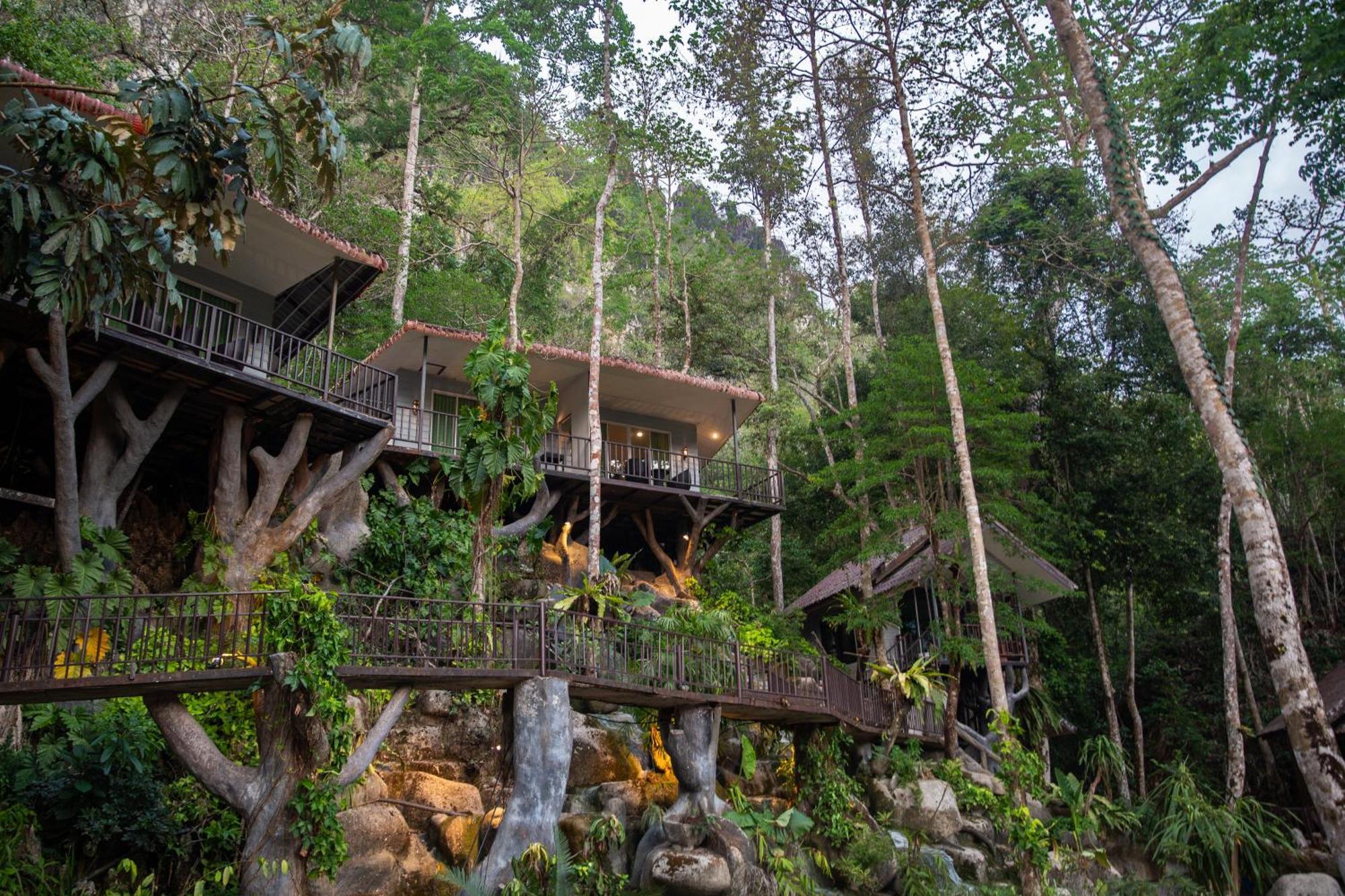 Rock And Tree House Resort Khao Sok National Park Eksteriør bilde